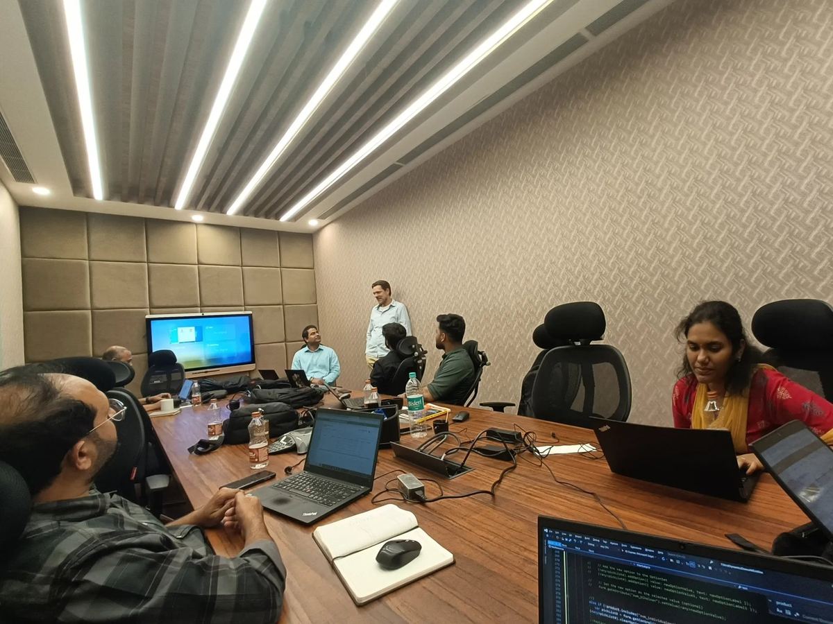 Training and knowledge-sharing session