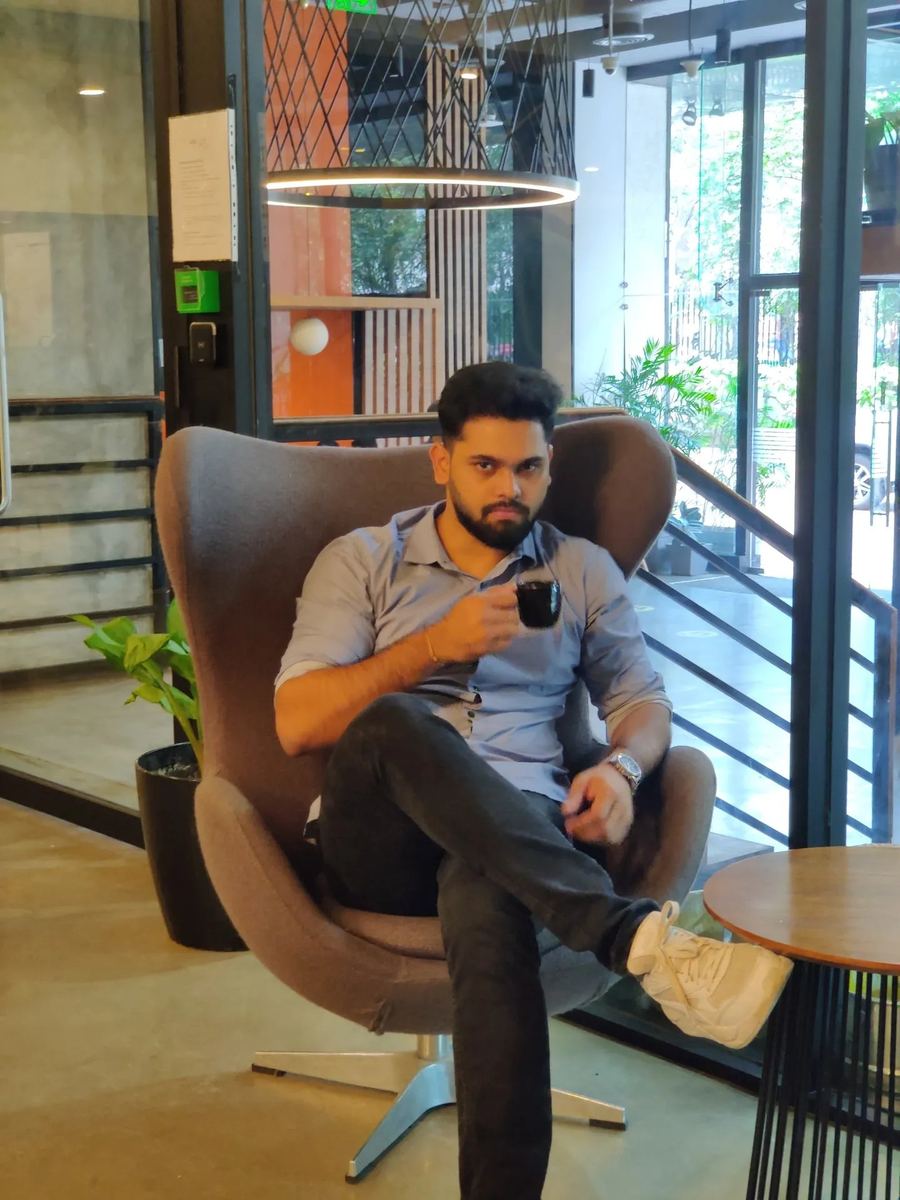 Relaxing at the workspace lounge