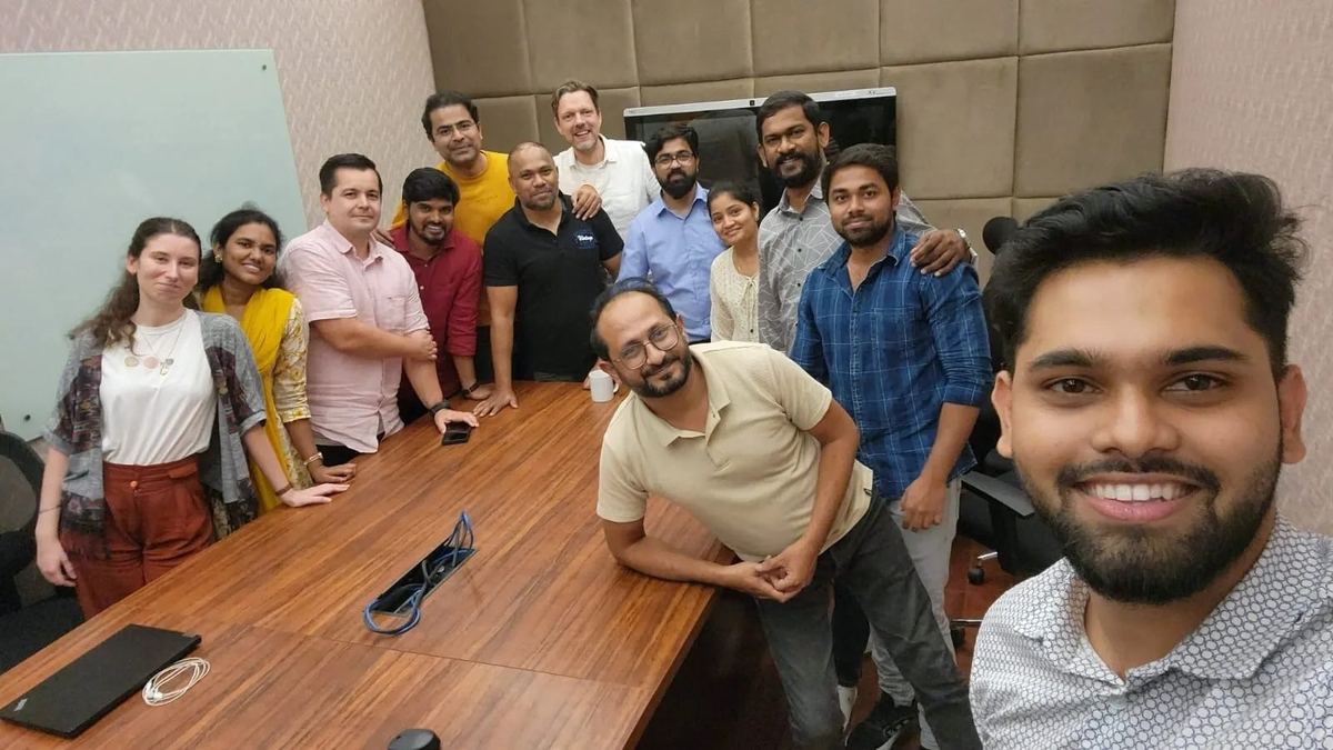 Full team meetup — Hyderabad office