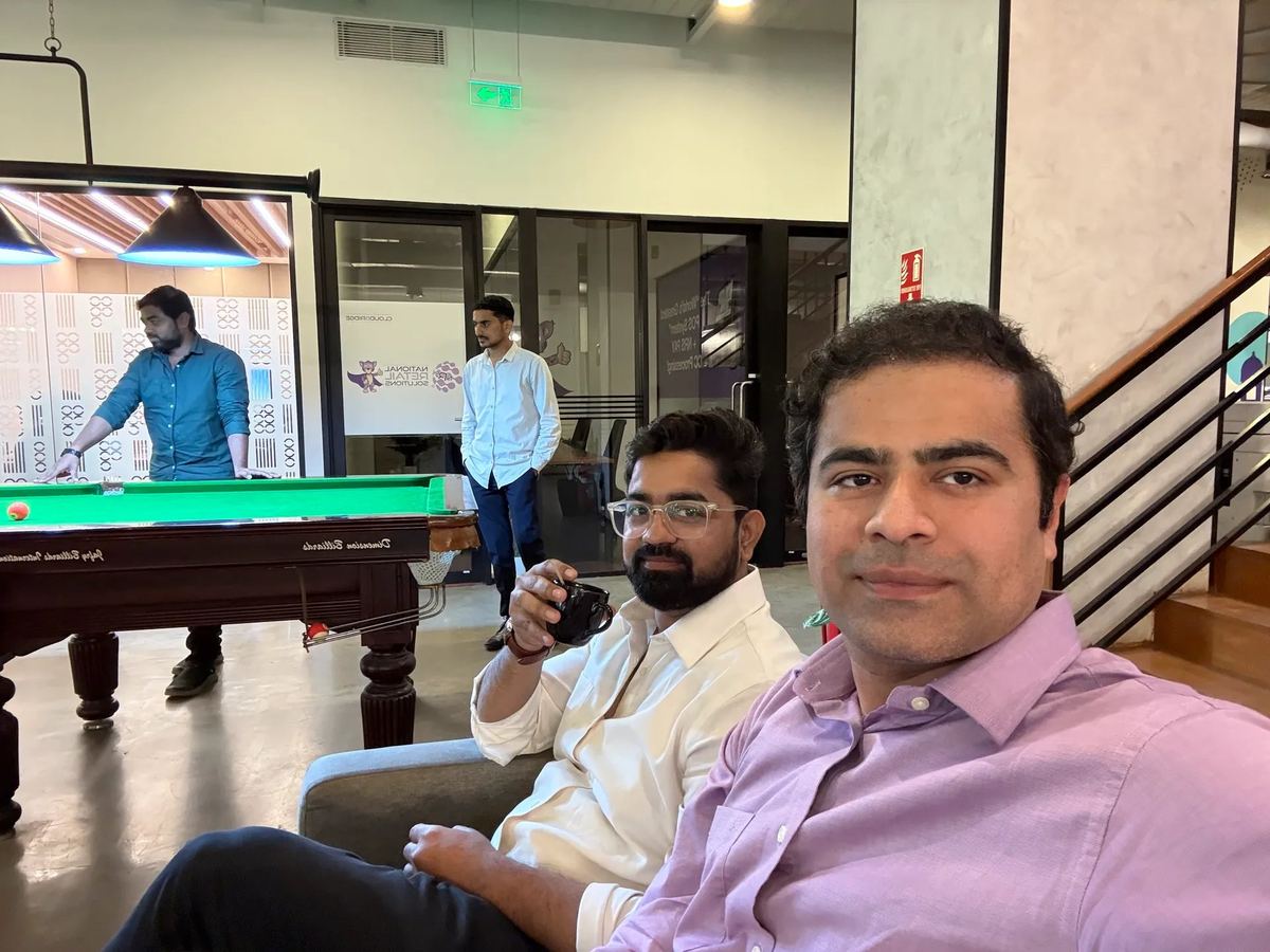 Snooker break at the workspace