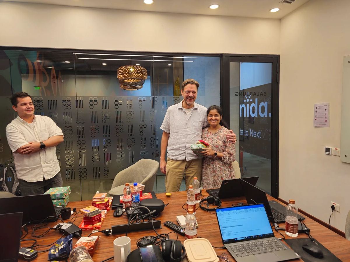 Festival celebrations at the office