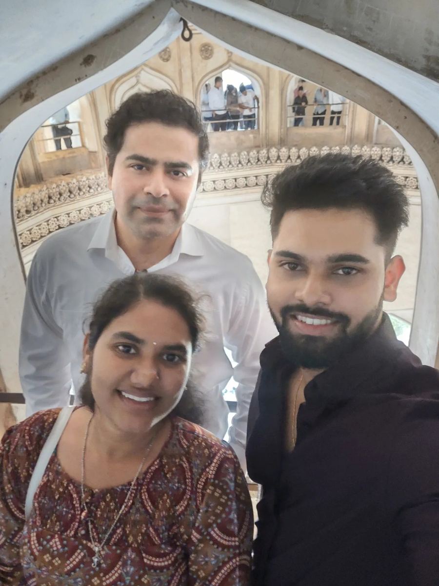 Selfie at Golconda Fort archway